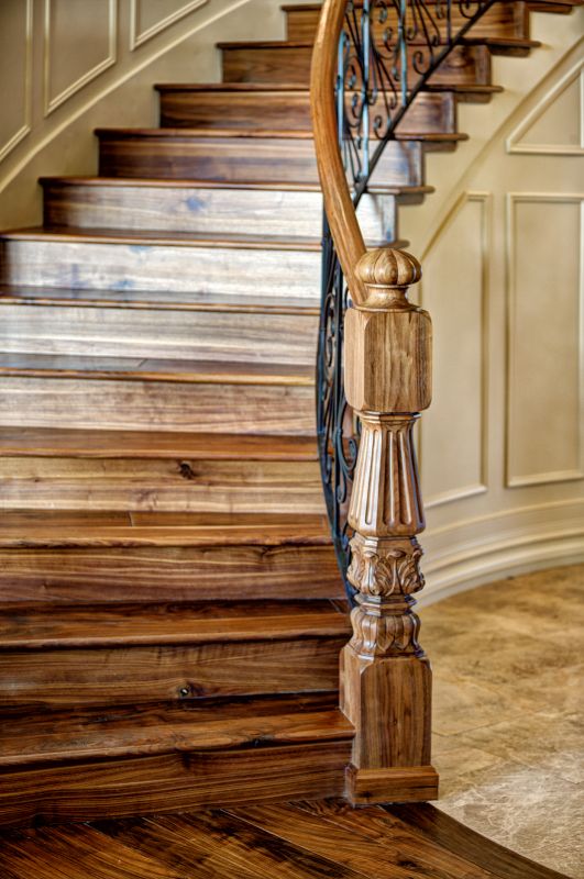 Curved Staircase Installation in Alpharetta, GA